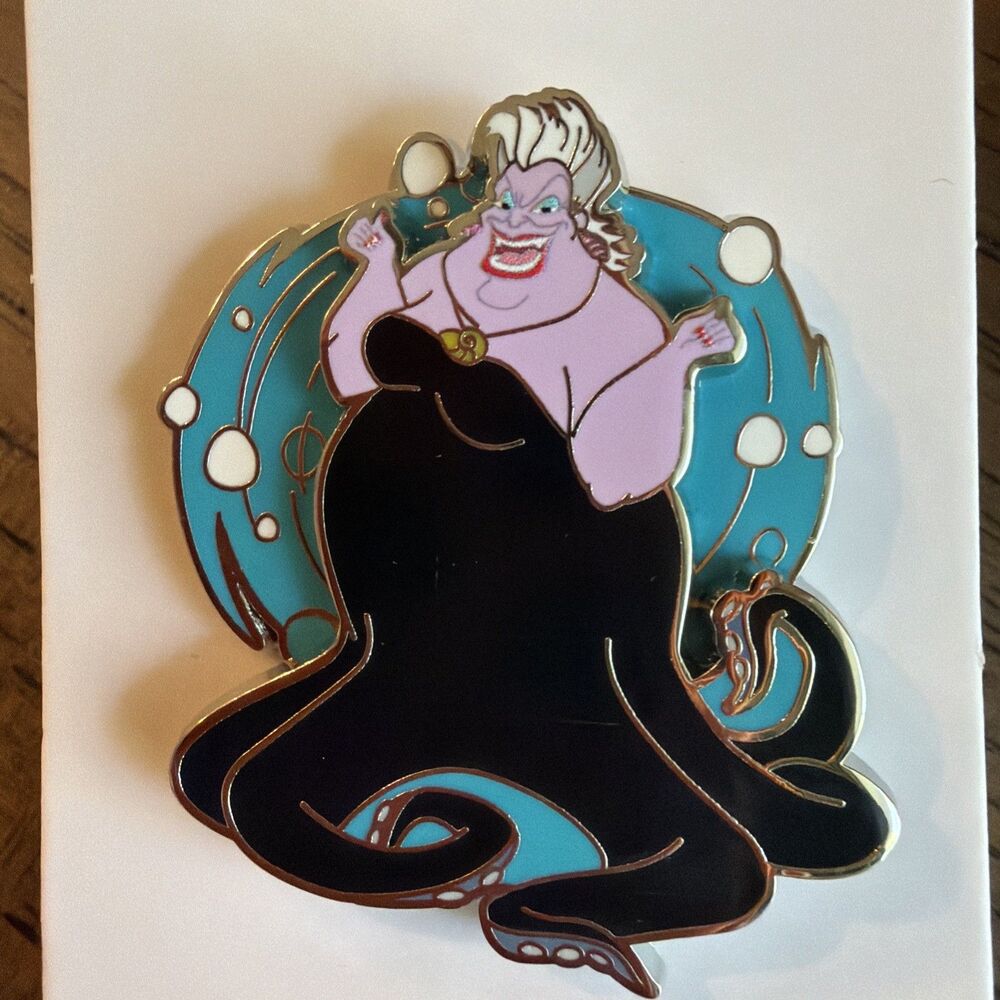 Disney Pins Villains Series Ursella The Little Mermaid Enameled Pin on Pin